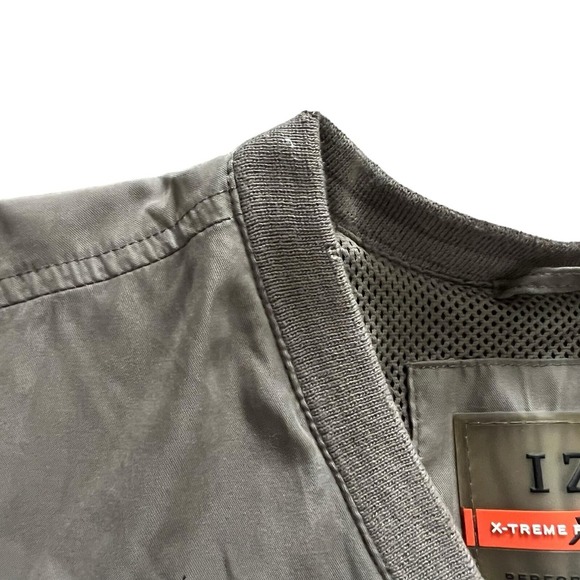 IZOD XFG Jacket Men's Size XL Tan Long Sleeve V-Neck Golf Windbreaker Pullover - Picture 5 of 7